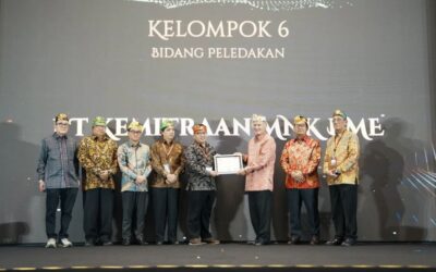 AWARD RECOGNISES PT KEMITRAAN MNK BME’S COMMITMENT TO MINING EXCELLENCE