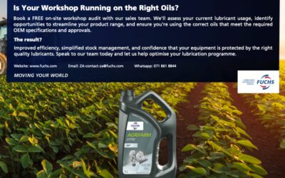 TOO MANY LUBRICANTS? FUCHS HELPS FARMERS SIMPLIFY THE WORKSHOP